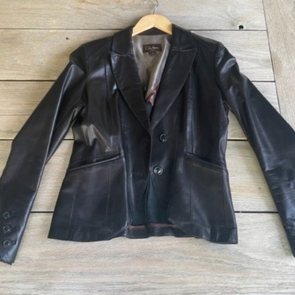 Cole Haan Leather Jacket - Picture 3 of 3